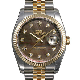 ROLEX ロレックス レプリカ パーペチュアル デイトジャスト 116233NG ブラック